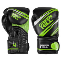 Боксерские перчатки Green Hill TEK7 BGT-2279 черно-зеленый