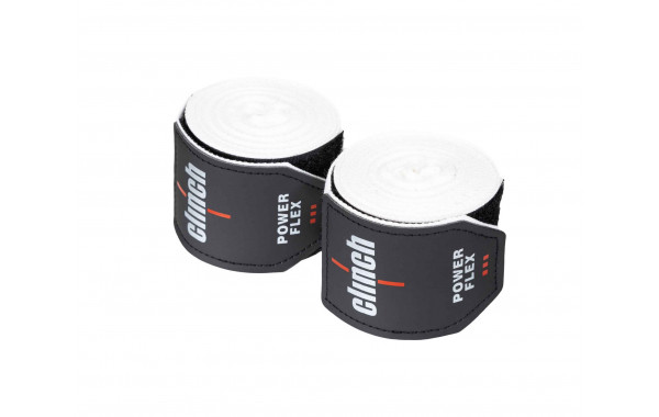 Бинты боксерские 350см Clinch Boxing Hand Wrap Power Flex C239 белый 600_380