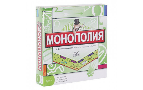 Настольная игра 5211r, Монополия (русская обложка) 600_380