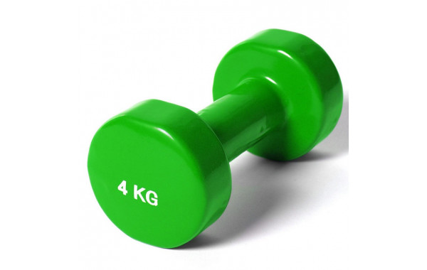 Гантель Sportex виниловая York 4,0 кг B35019 зеленая 600_380