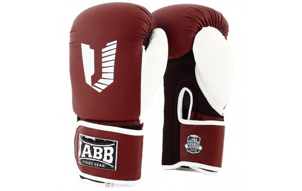 Боксерские перчатки Jabb JE-4056/Eu Air 56 коричневы/белый 10oz 600_380