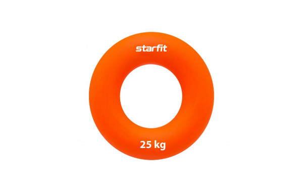 Эспандер кистевой Core Star Fit "Кольцо", d8,8 см, 25 кг, силикогель ES-404 оранжевый 600_380
