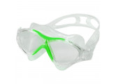 Очки маска для плавания взрослая (зеленые) Sportex E36873-6