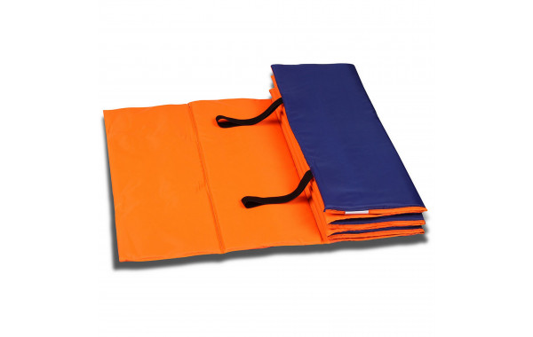 Коврик гимнастический Indigo полиэстер, стенофон SM-042-OBL оранжево-синий 600_380