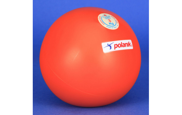 Ядро TRIAL, супер-мягкая резина, для тренировок на улице и в помещениях, 5,5 кг Polanik VDL55 600_380