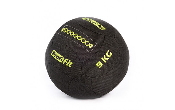 Медицинбол набивной кевларовый (Kevlar Wallball) Profi-Fit 9 кг 600_380