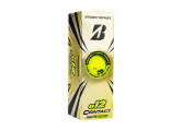 Мяч для гольфа Bridgestone e12 Contact Matte Yellow BGB1CYX желтый (3шт.)