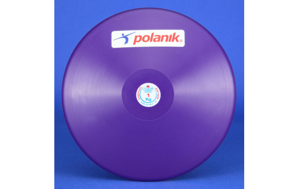 Диск тренировочный TRIAL, супер-мягкая резина, вес 1,5 кг Polanik DSK-1,5 600_380