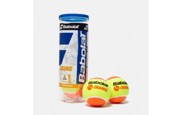 Мячи для большого тенниса Babolat Orange 501035 3 шт желто-оранжевый 600_380