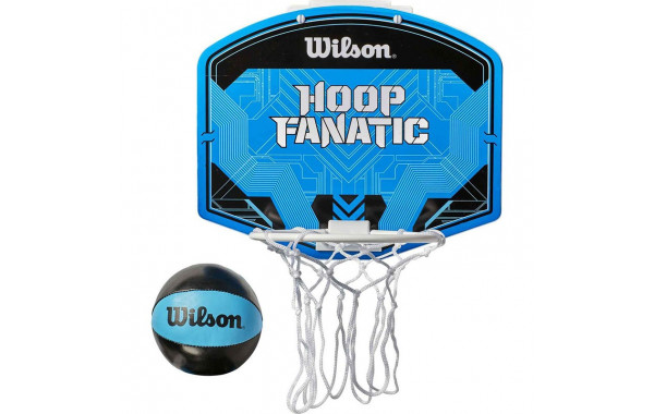 Набор для мини-баскетбола Wilson Hoop Fanatic Mini hoop kit WTBA00436 600_380