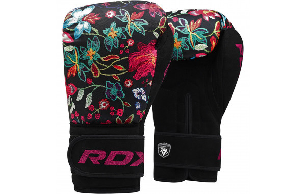 Перчатки тренировочные RDX BGR-FL3-10OZ черный\цветной 600_380