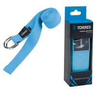 Ремень для йоги Torres YL9006 голубой
