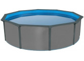 Морозоустойчивый бассейн круглый 360x130см Poolmagic Anthracite  комплект оборудования Standart (фильтр Intex/Bestway) 550001