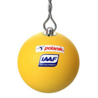 Молот соревновательный стальной 5кг, диам. 100 мм. Polanik IAAF PM-5/100