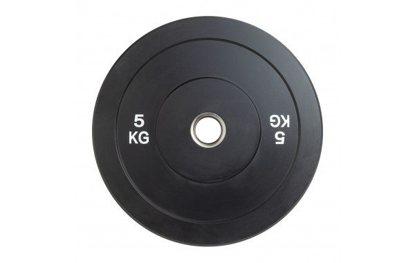 Диск бамперный 51мм, обрезиненный 5кг VictoryFit VF-D51050 600_380