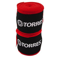 Бинт боксерский эластичный Torres PRLPRL62017R, длина 3,5 м, ширина 5,5 см, 1 пара, красный