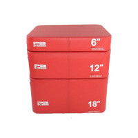 Набор плиобоксов Perform Better Extreme Foam Plyobox Set 3 3401 красный 15 см, 31 см, 46 см, красный