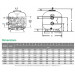 Фильтр песочный для общественных бассейнов Poolmagic d1600 мм, с обвязкой 110 мм 75_75