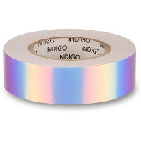 Обмотка для гимнастического обруча Indigo Rainbow IN151-WV, 20мм*14м, зерк., на подкл, бел-фиол