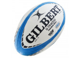 Мяч для регби р.5 Gilbert G-TR4000 бело-черно-голубой
