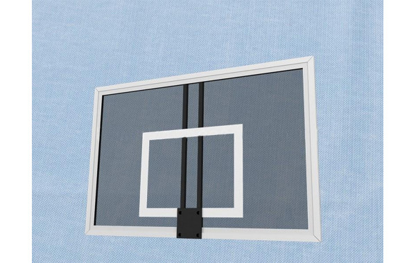 Щит баскетбольный тренировочный Гимнаст закаленное стекло 10 мм. AVIX, 1200х900 мм. на металлической раме 2.62 600_380