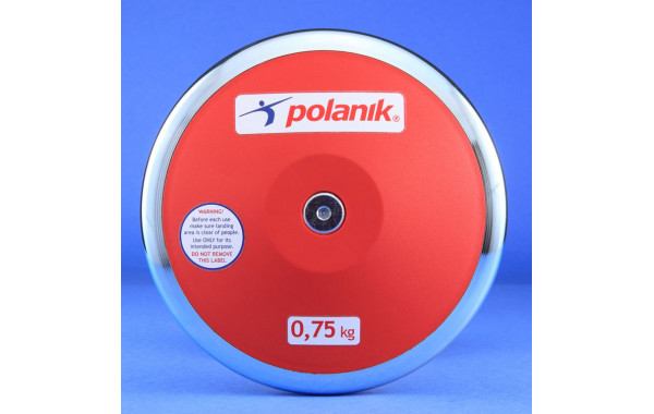 Диск тренировочный, пластиковый 0,6 кг Polanik TPD11-0,6 600_380