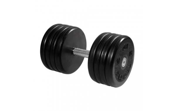 Гантель классик MB Barbell с вращающейся ручкой 41 кг MB-FdbEM-B41 600_380