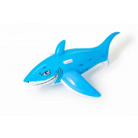 Надувная игрушка-наездник 183х102см Большая белая акула с ручками Bestway 41032