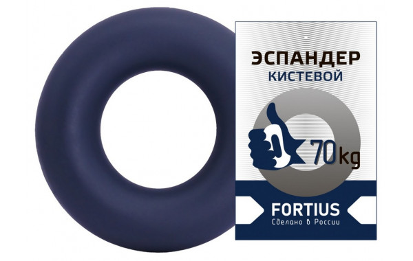 Эспандер-кольцо Fortius 70 кг H180701-70NB темно-синий 600_380