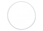 Обруч гимнастический НСО пластиковый d90см MR-OPl900 белый, под обмотку (продажа по 5шт) цена за шт