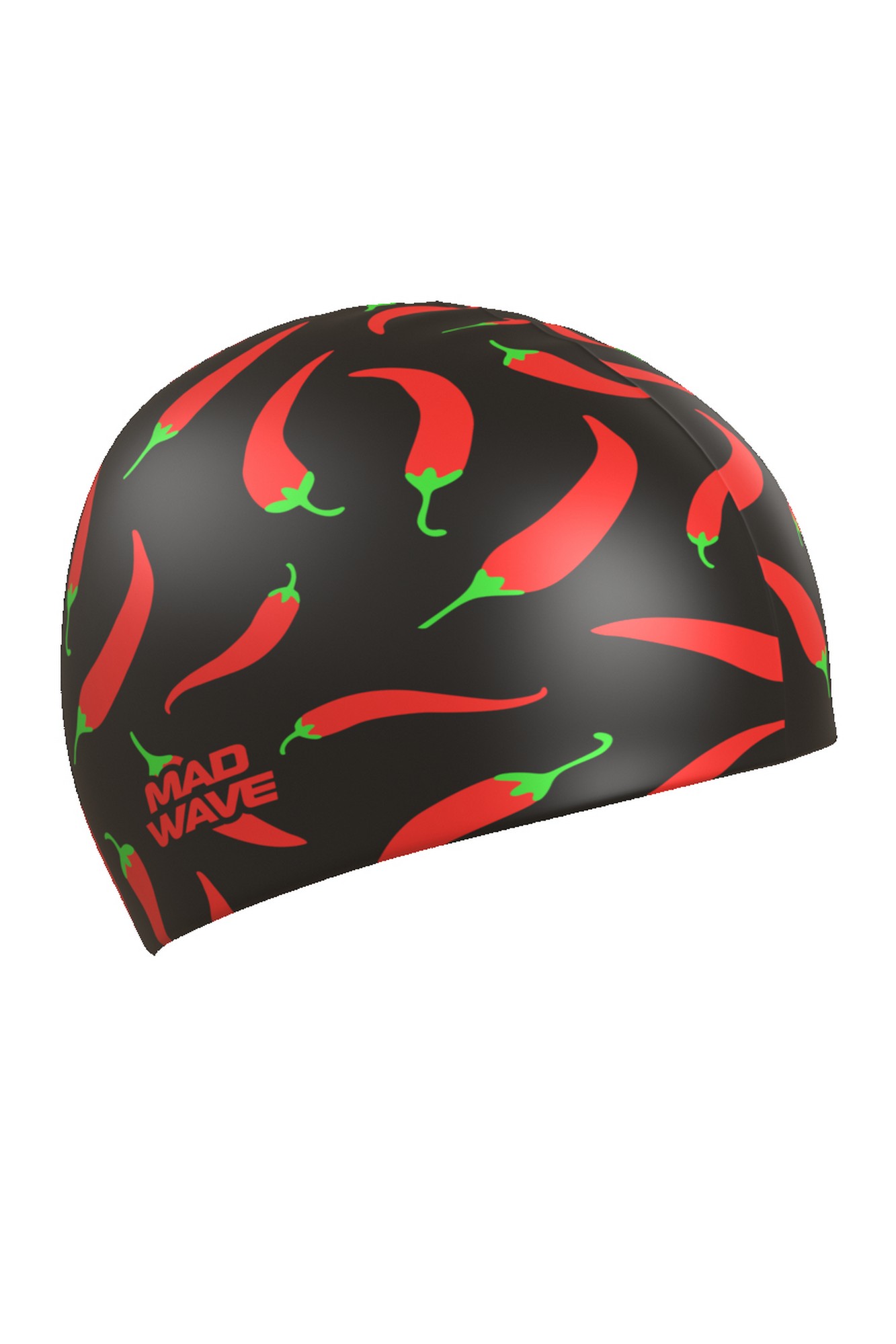 Силиконовая шапочка Mad Wave Spicy M0553 29 0 01W черный 1333_2000