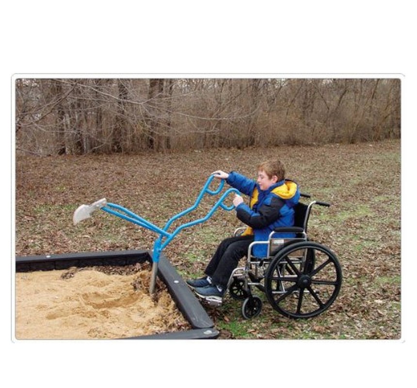 Экскаватор песочный специальный для детей кресло-колясках Hercules 4842 860_800