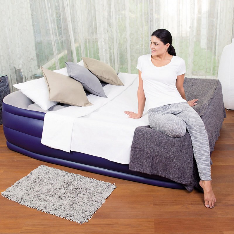 Надувная кровать Bestway Tritech Airbed (Queen) 203152х56 см, встр. электронасос 67614 800_800