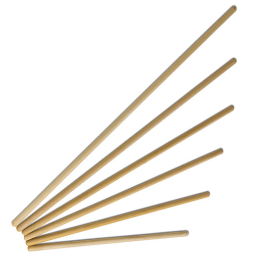 Гимнастическая деревянная палка Sportex 100см, d28 мм 527_527