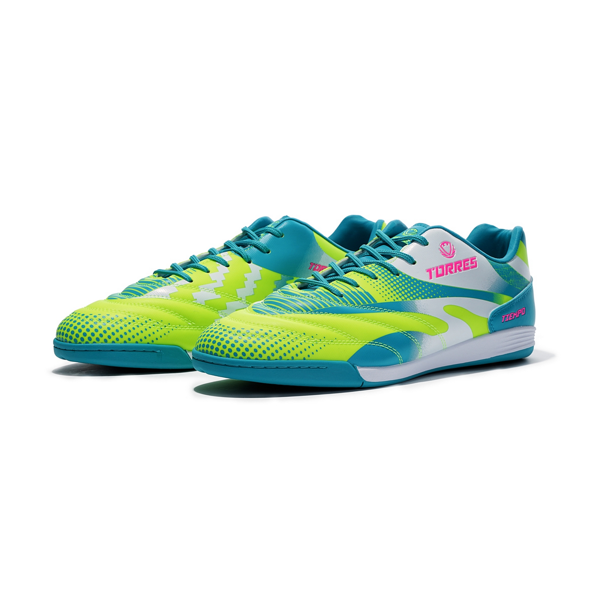 Бутсы зальные Torres TIEMPO TS134236-572 салатово-бирюзовый 2000_2000