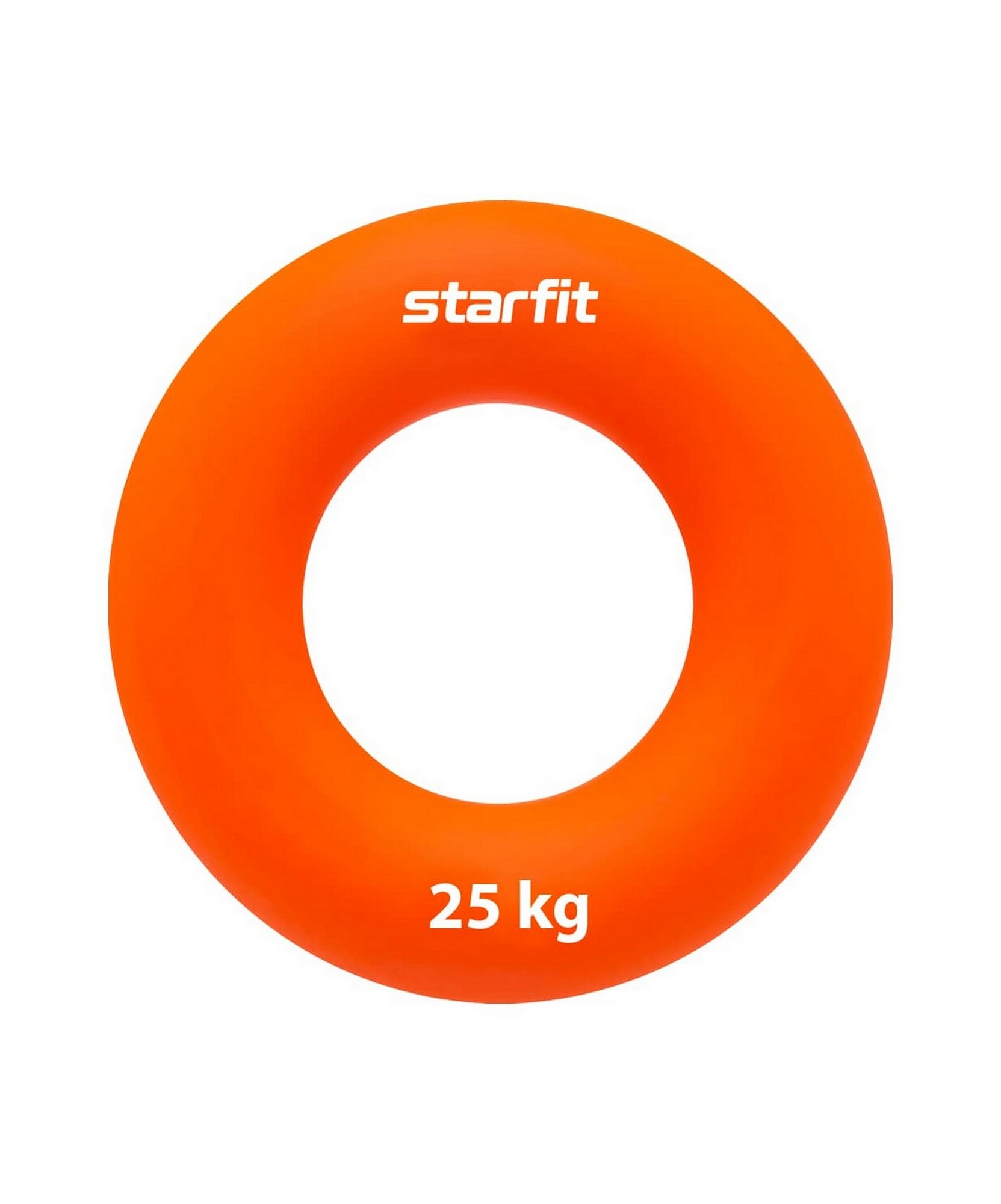 Эспандер кистевой Core Star Fit "Кольцо", d8,8 см, 25 кг, силикогель ES-404 оранжевый 1663_2000