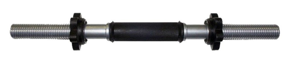 Гриф гантельный Titan D30мм обрезиненная ручка/гайка L400 мм 1200_259