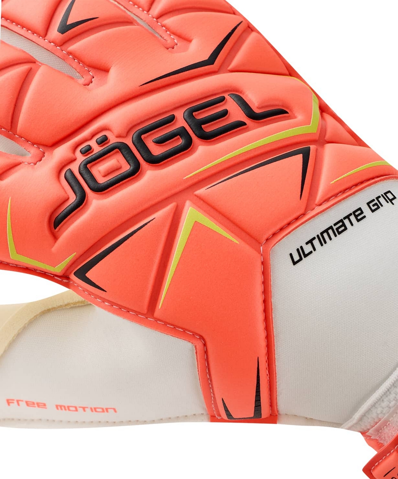 Перчатки вратарские Jogel Legend UL4 Roll Negative, коралловый 1663_2000
