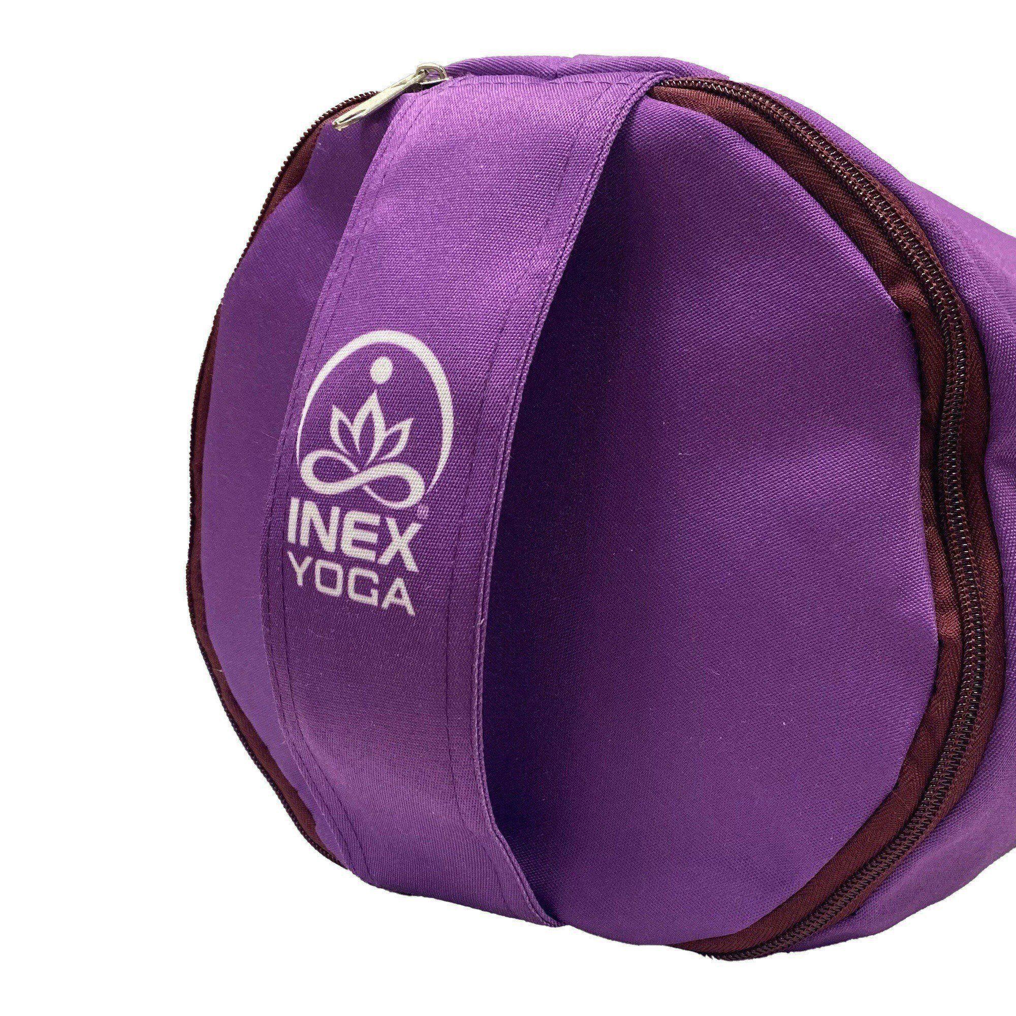 Круглый валик Inex YOGA YGRL-PR фиолетовый 2000_2000