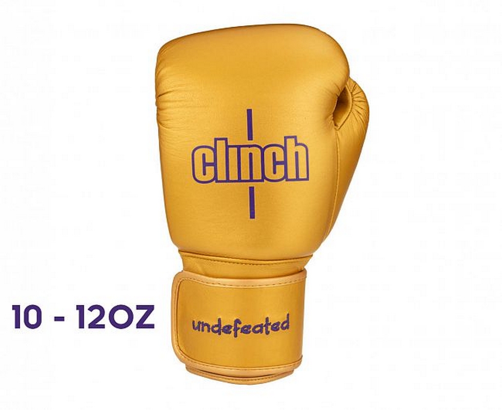 Перчатки боксерские Clinch Undefeated C161 золотой 979_800