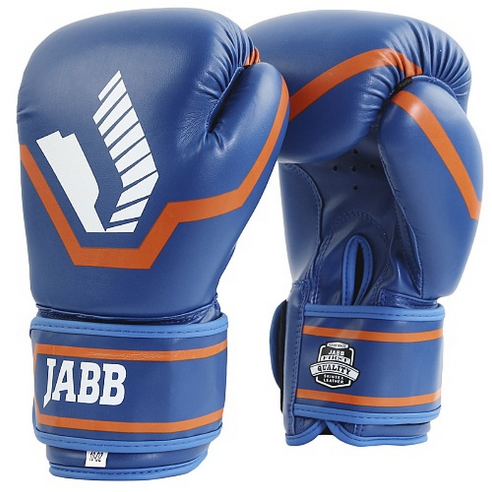 Боксерские перчатки Jabb JE-2015/Basic 25 синий 10oz 700_700