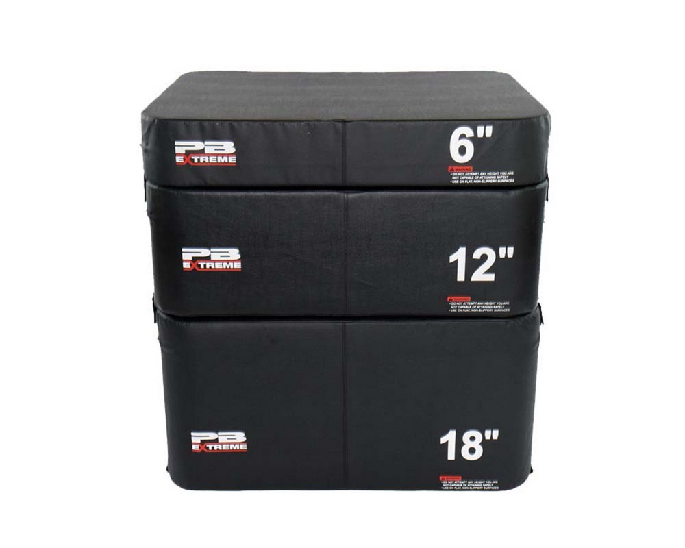 Набор плиобоксов Perform Better Extreme Foam Plyobox Set 3 3401 15 см, 31 см, 46 см, черный 1000_800