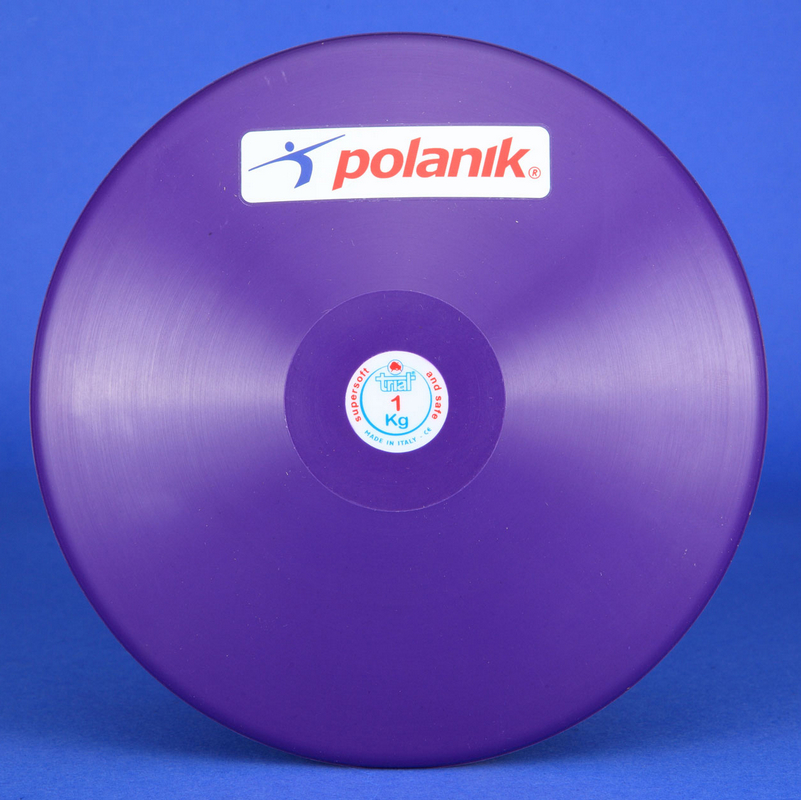 Диск тренировочный TRIAL, супер-мягкая резина, вес 1,5 кг Polanik DSK-1,5 801_800