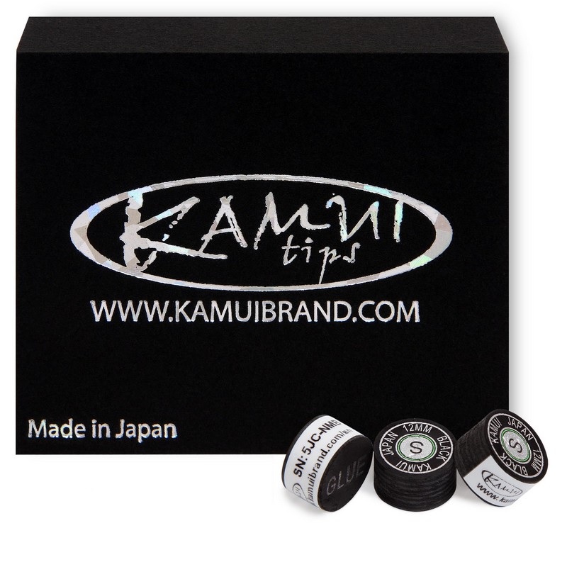Наклейка для кия Kamui Black d12мм Soft 1шт 05236 800_800