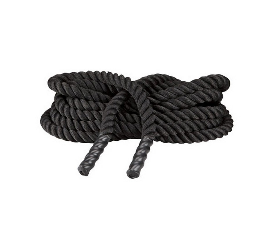 Тренировочный канат 15 м Perform Better Training Ropes 4087-50-Black 18 кг, черный 936_800