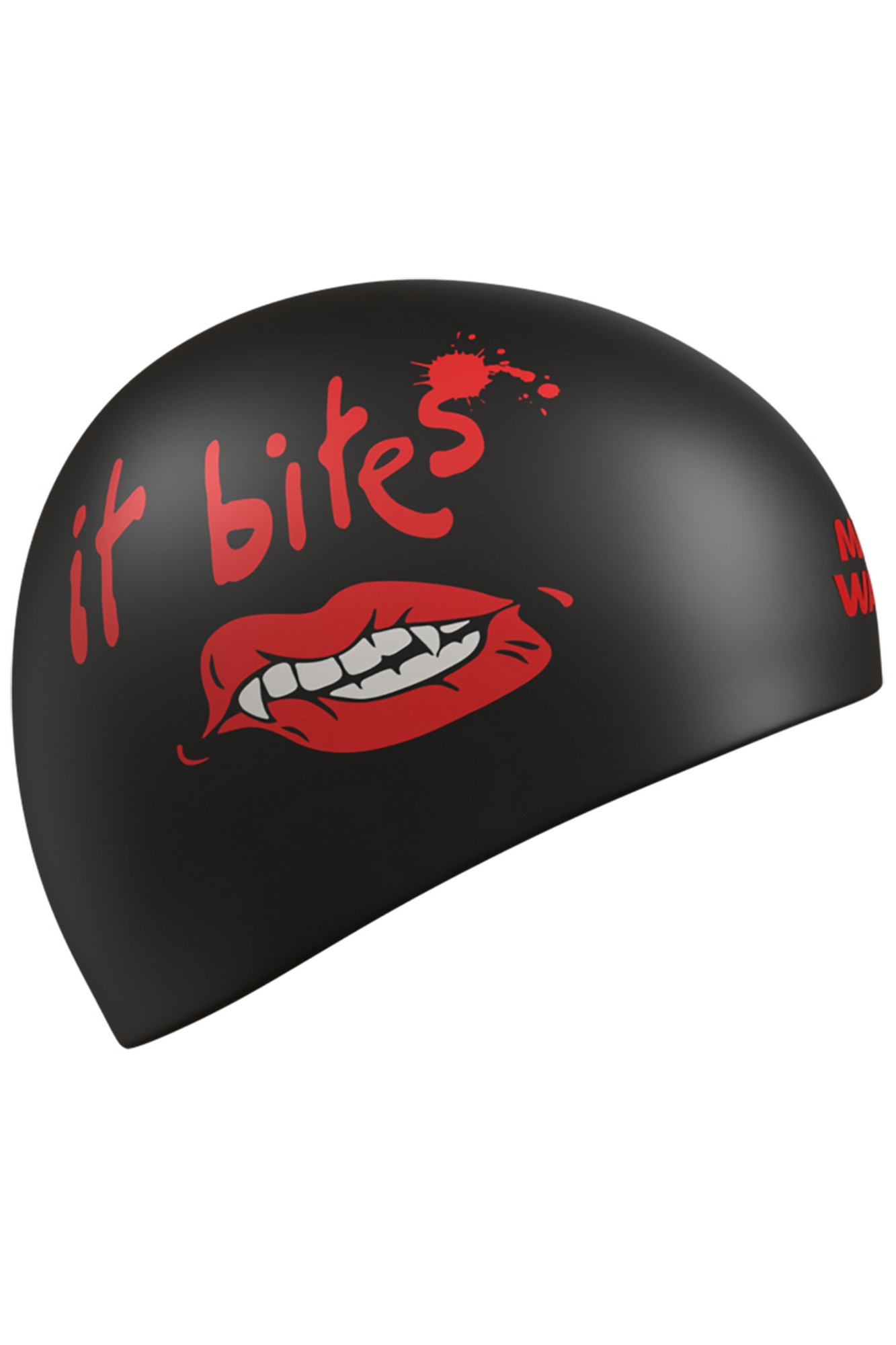 Силиконовая шапочка MadWave It bites reversible M0554 30 0 00W Черный 1333_2000