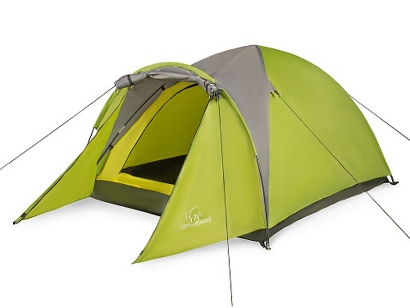 Палатка 3-м Greenwood Target 3 серый/зеленый 800_600