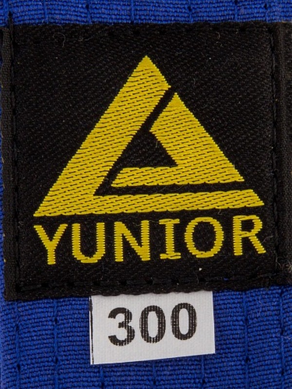 Пояс для кимоно Yunior синий 600_800