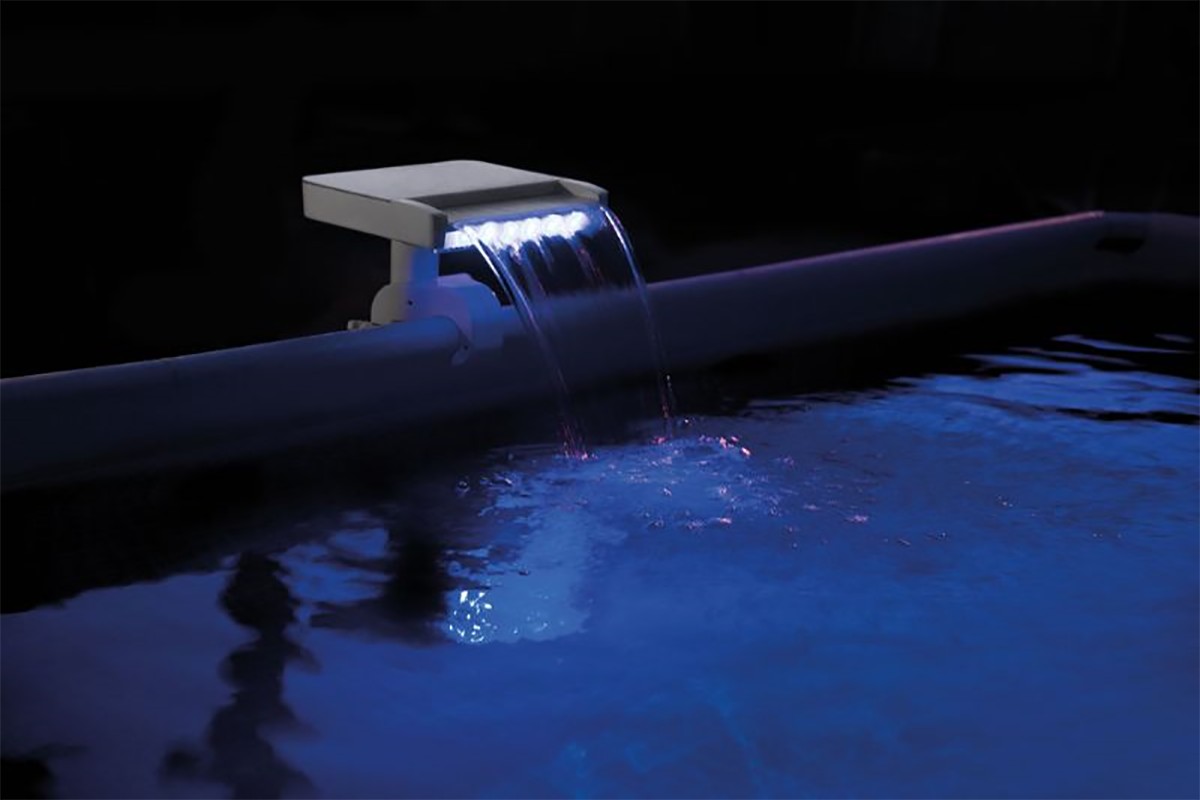 Водопад для бассейна с цветной Led подсветкой Intex 28090 1200_800