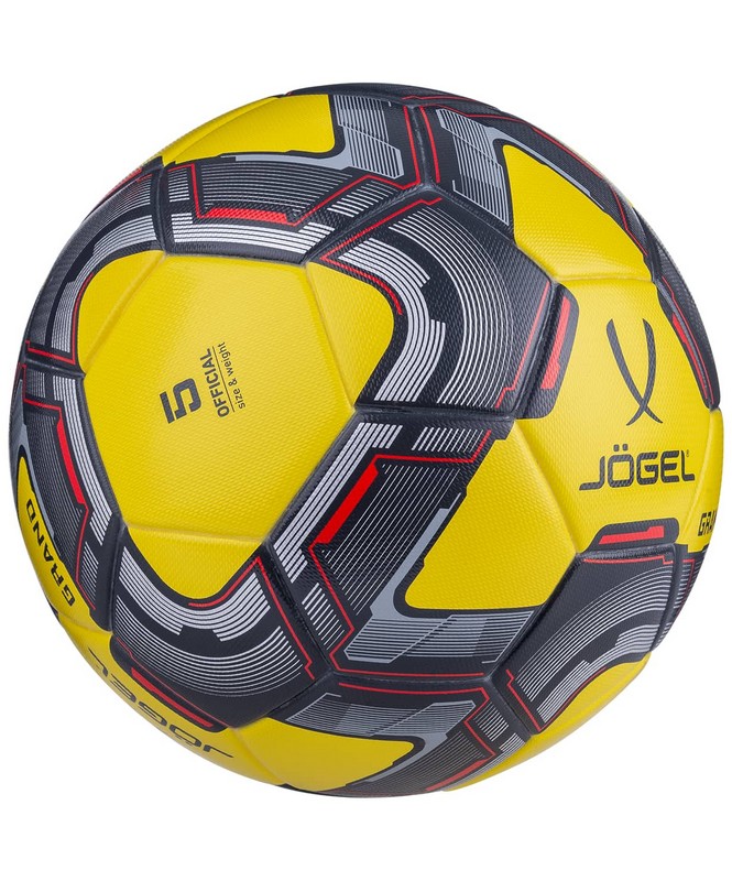 Мяч футбольный Jogel Grand р.5 желтый 665_800
